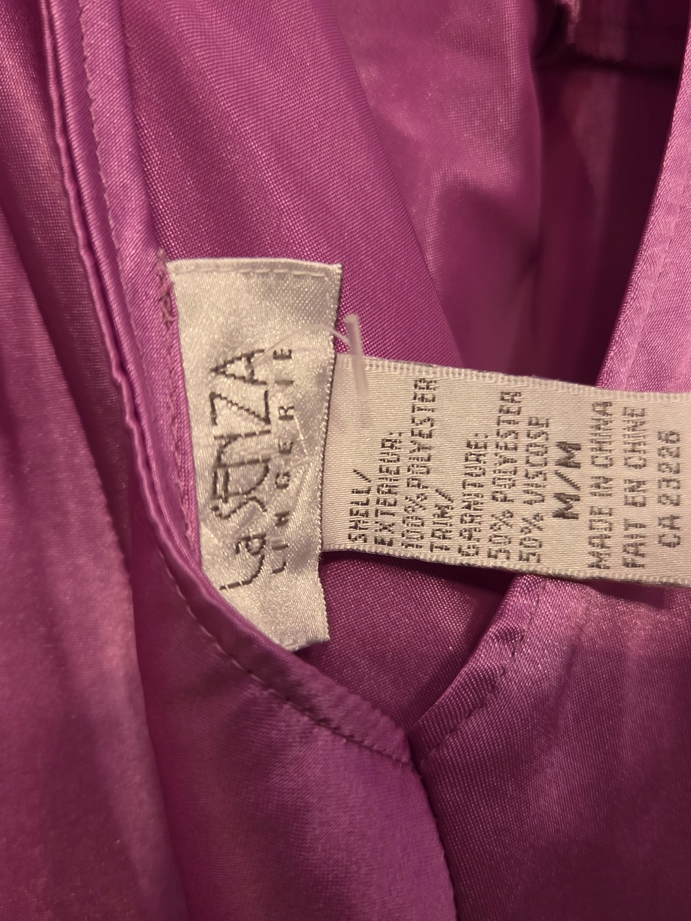 La SENZA Pink/Purple V-Neck Slip Dress - Picture 6 of 9